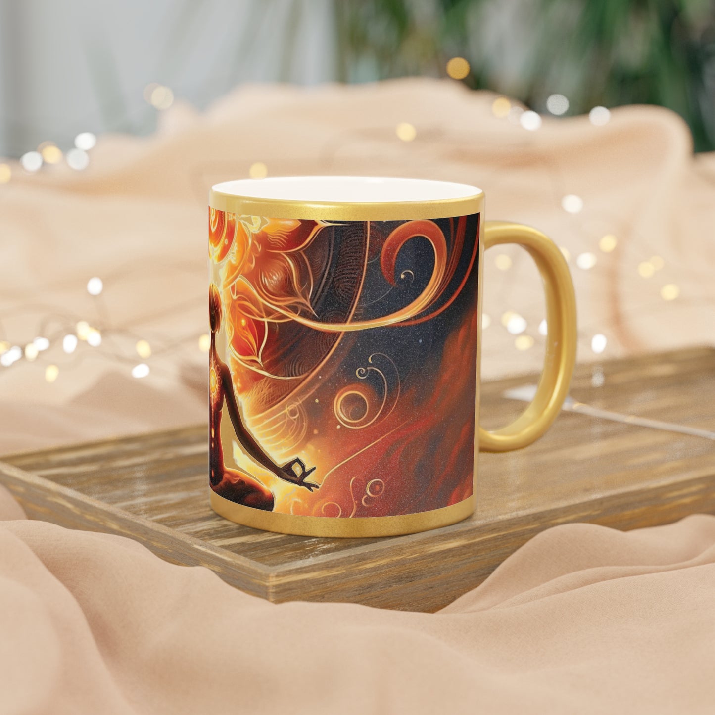 Bliss Gold Metallic Mug